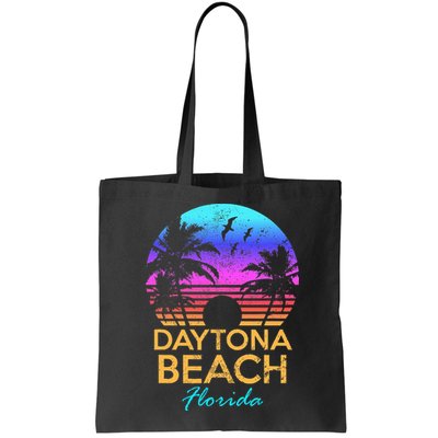 Daytona Beach Florida Vintage Sunset Summer Vibe Graphic Bag