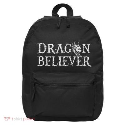 Dragon Believer Fantasy Funny 16 in Basic Backpack