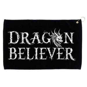 Dragon Believer Fantasy Funny Grommeted Golf Towel