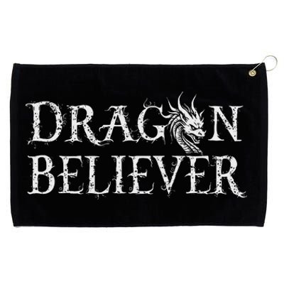 Dragon Believer Fantasy Funny Grommeted Golf Towel