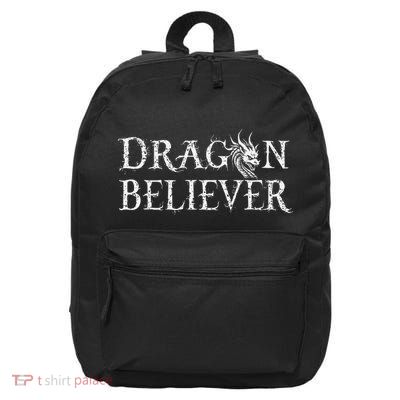 Dragon Believer Fantasy Funny 16 in Basic Backpack