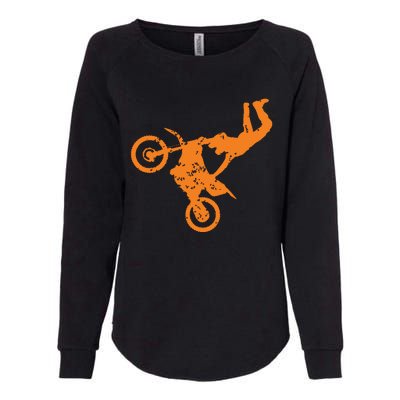 DIRT BIKE FREESTYLE Motocross Womens California Wash Sweatshirt