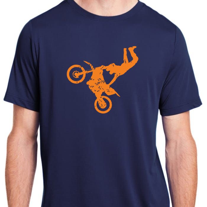 DIRT BIKE FREESTYLE Motocross Adult ChromaSoft Performance T-Shirt