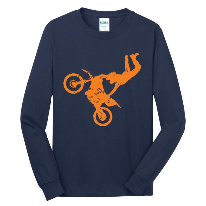 DIRT BIKE FREESTYLE Motocross Tall Long Sleeve T-Shirt