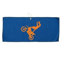 DIRT BIKE FREESTYLE Motocross Large Microfiber Waffle Golf Towel