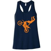 DIRT BIKE FREESTYLE Motocross Women's Racerback Tank