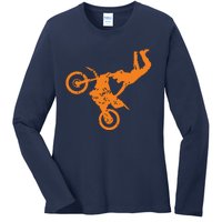 DIRT BIKE FREESTYLE Motocross Ladies Long Sleeve Shirt