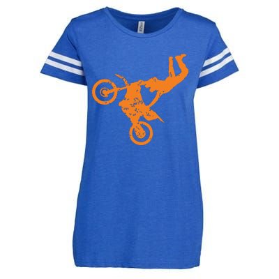 DIRT BIKE FREESTYLE Motocross Enza Ladies Jersey Football T-Shirt