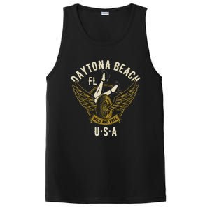 Daytona Beach Fl Legs In Heels Hotrod Biker Wings PosiCharge Competitor Tank