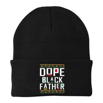 Dope Black Father Happy Fathers Day Husband Dad Beanie