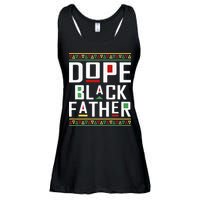Dope Black Father Happy Fathers Day Husband Dad Ladies Essential Flowy Tank