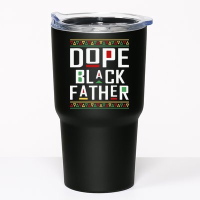 Dope Black Father Happy Fathers Day Husband Dad Tumbler