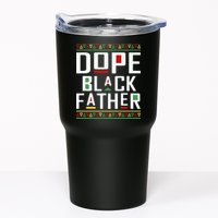Dope Black Father Happy Fathers Day Husband Dad Tumbler