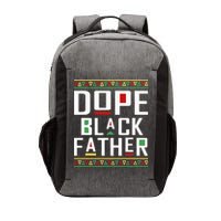 Dope Black Father Happy Fathers Day Husband Dad Vector Backpack