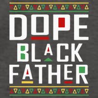 Dope Black Father Happy Fathers Day Husband Dad Vector Backpack