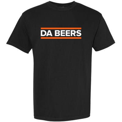 Da Beers Funny Party Beer Day Drinking Blue & Orange Garment-Dyed Heavyweight T-Shirt