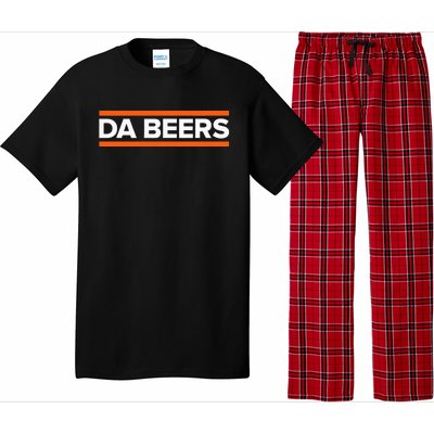 Da Beers Funny Party Beer Day Drinking Blue & Orange Pajama Set