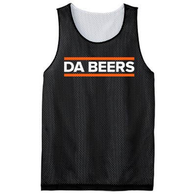 Da Beers Funny Party Beer Day Drinking Blue & Orange Mesh Reversible Basketball Jersey Tank