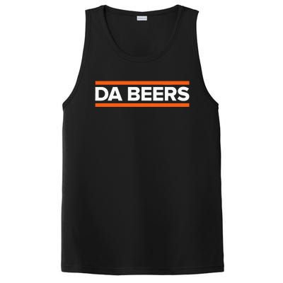 Da Beers Funny Party Beer Day Drinking Blue & Orange PosiCharge Competitor Tank