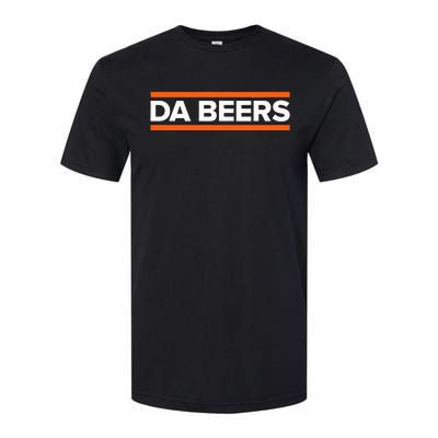 Da Beers Funny Party Beer Day Drinking Blue & Orange Softstyle CVC T-Shirt