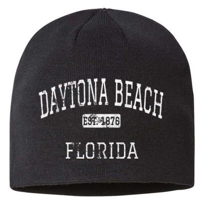 Daytona Beach Florida Fl Vintage Sustainable Beanie