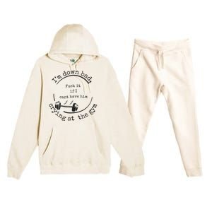 Down Bad Fuck It Premium Hooded Sweatsuit Set