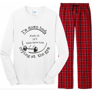 Down Bad Fuck It Long Sleeve Pajama Set