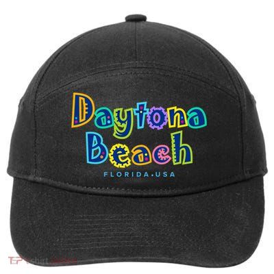 Daytona Beach Florida Souvenir Meaningful Gift 7-Panel Snapback Hat