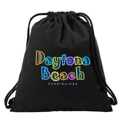 Daytona Beach Florida Souvenir Meaningful Gift Drawstring Bag