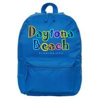 Daytona Beach Florida Souvenir Meaningful Gift 16 in Basic Backpack