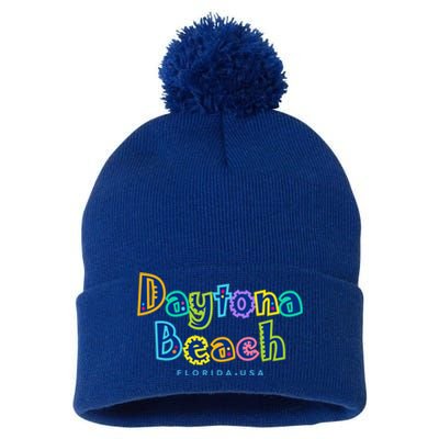 Daytona Beach Florida Souvenir Meaningful Gift Pom Pom 12in Knit Beanie