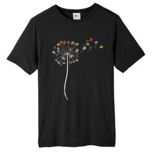 Dandelion Books Flower Reading Teacher Librarian Bookworm Tall Fusion ChromaSoft Performance T-Shirt