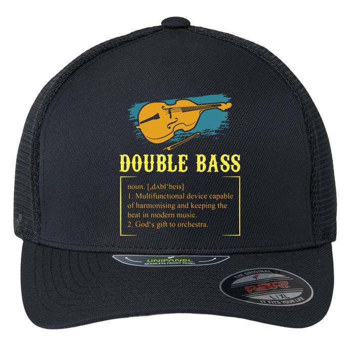 Double Bass For A Contrabass Player Flexfit Unipanel Trucker Cap