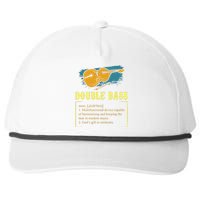 Double Bass For A Contrabass Player Snapback Five-Panel Rope Hat