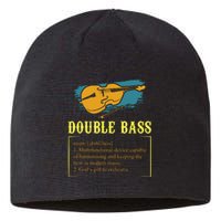 Double Bass For A Contrabass Player Sustainable Beanie