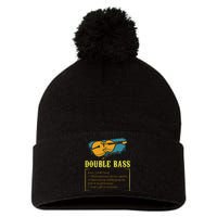 Double Bass For A Contrabass Player Pom Pom 12in Knit Beanie