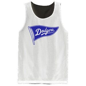 Dodger Baseball Flag Mesh Reversible Basketball Jersey Tank