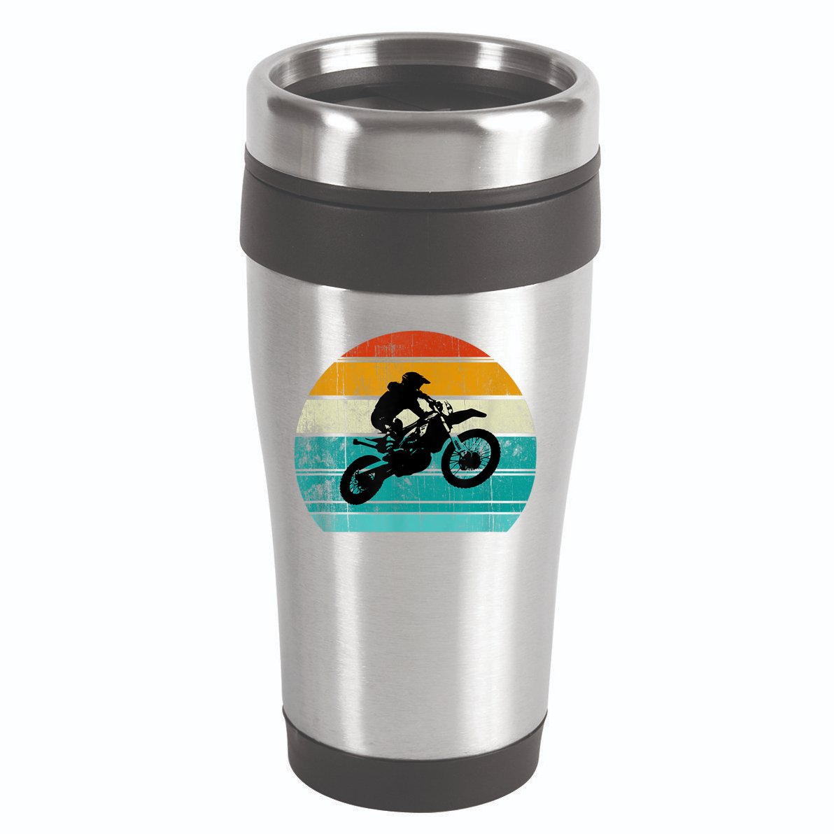 Dirt Bikegift For Motocross Motorcycle Vintage Retro Boys Gift 16oz Travel Tumbler