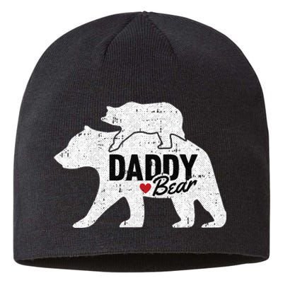 Daddy Bear Fathers Day Cute Baby Cub Papa Dada Pops Sustainable Beanie