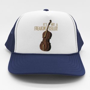 Double Bass Funny Jazz Instruments Music Trucker Hat