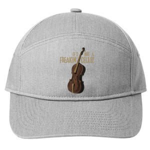 Double Bass Funny Jazz Instruments Music 7-Panel Snapback Hat