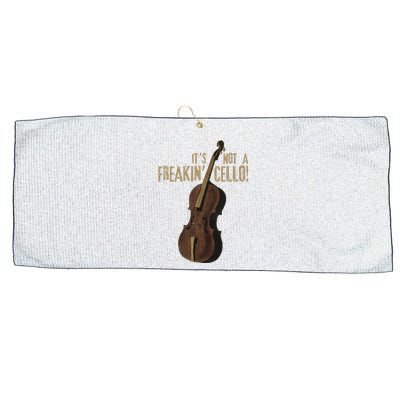 Double Bass Funny Jazz Instruments Music Large Microfiber Waffle Golf Towel