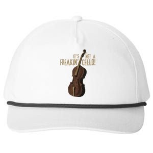 Double Bass Funny Jazz Instruments Music Snapback Five-Panel Rope Hat