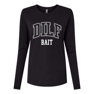 Dilf Bait Gift Womens Cotton Relaxed Long Sleeve T-Shirt