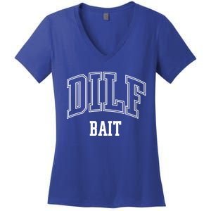 Dilf Bait Gift Women's V-Neck T-Shirt