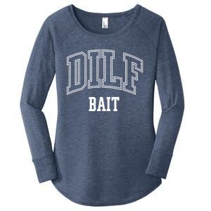 Dilf Bait Gift Women's Perfect Tri Tunic Long Sleeve Shirt