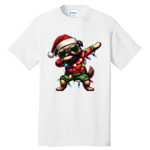 Dabbing Brussels Griffon Dog Sunglasses Cute Christmas Xmas Tall T-Shirt