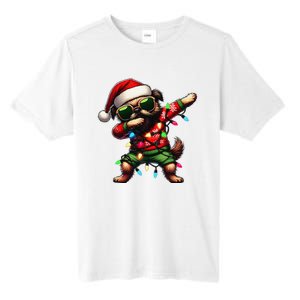 Dabbing Brussels Griffon Dog Sunglasses Cute Christmas Xmas Tall Fusion ChromaSoft Performance T-Shirt