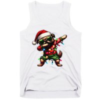 Dabbing Brussels Griffon Dog Sunglasses Cute Christmas Xmas Tank Top