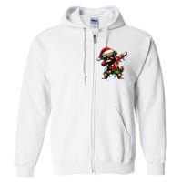 Dabbing Brussels Griffon Dog Sunglasses Cute Christmas Xmas Full Zip Hoodie